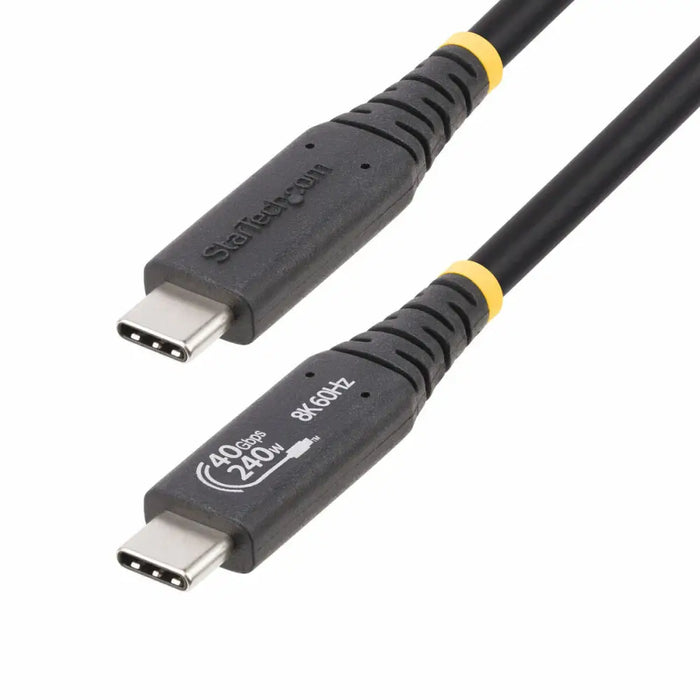 USB Cable Startech 1M-40G-USB4-CABLE Черен