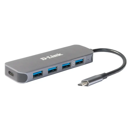 USB хъб D - Link USB - C to 4 - Port 3.0 Hub with Power