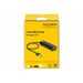 USB хъб Delock 3 x USB 3.0 + 1 порт Gigabit LAN Черен