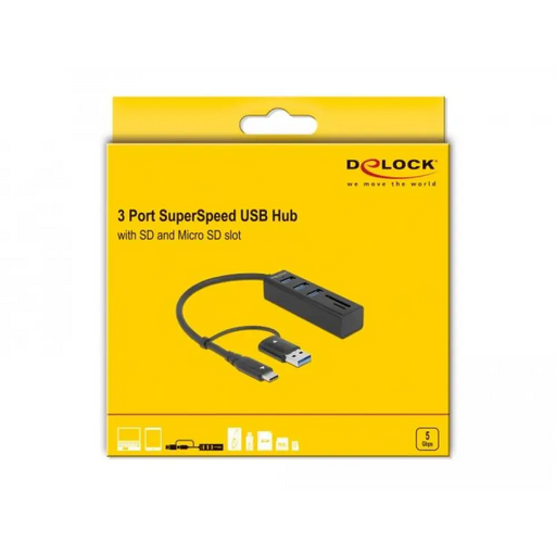 USB Хъб 3 порта DELOCK-63859