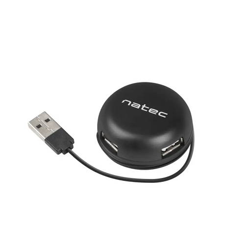 USB хъб Natec 2.0 hub bumblebee 4-port black