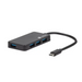 USB хъб Natec 3.0 hub silkworm 4-ports black usb-c