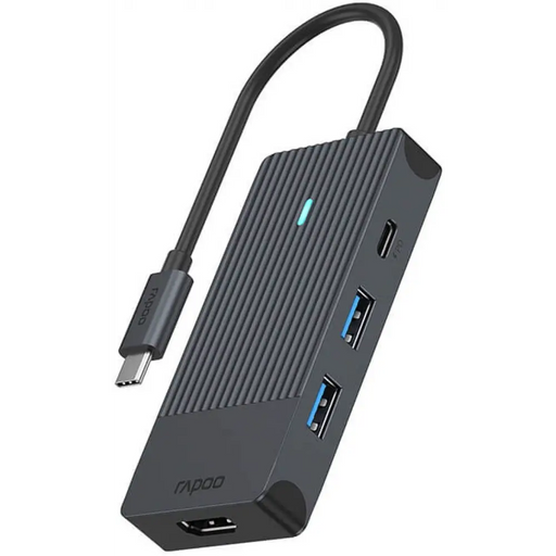 USB HUB 3.2 RAPOO USB-C UCM-2001 4-in-1 USB-C-Adapter