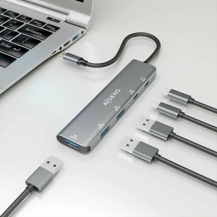 USB извод Aisens A109-0857 Сив (1 броя)