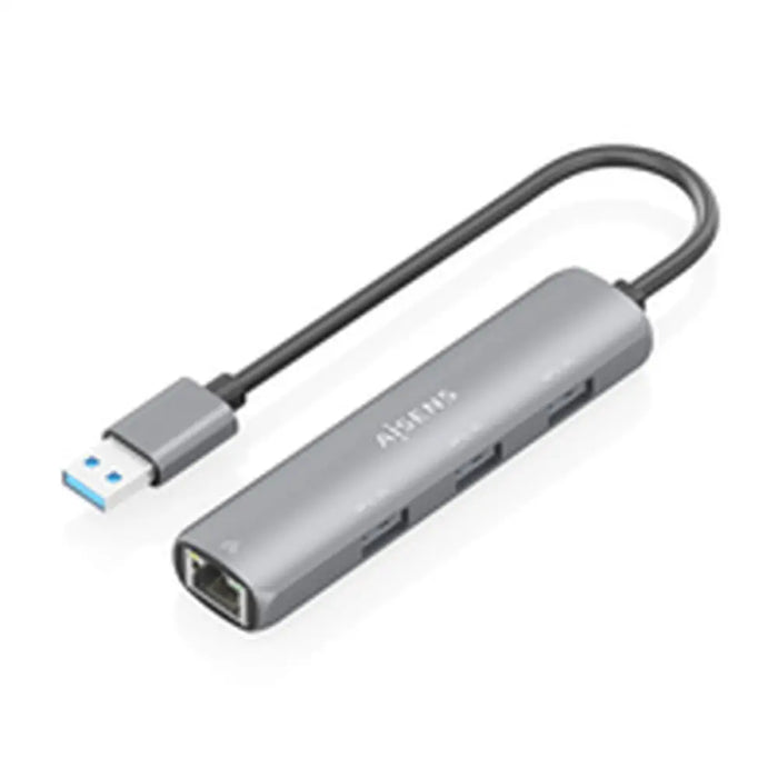 USB извод Aisens ASUC-4P034-GR Сив