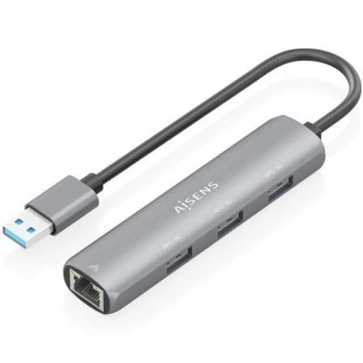USB извод Aisens ASUC-4P034-GR Сив