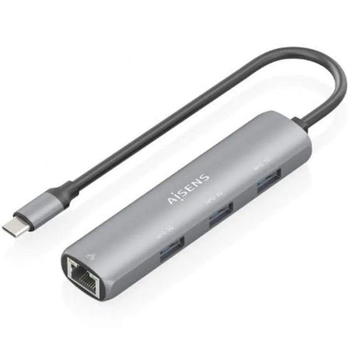USB извод Aisens ASUC-4P038-GR Сив