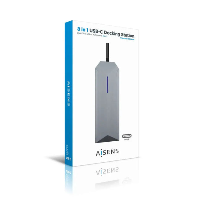 USB извод Aisens ASUC-8P004-GR Сив 100 W 4K Ultra HD (1
