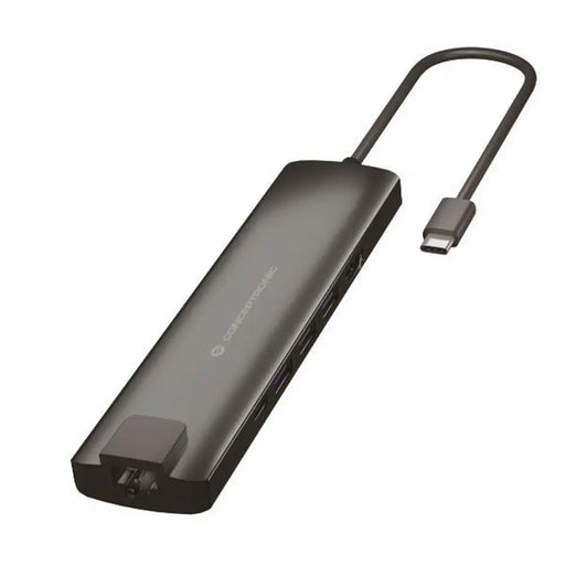 USB извод Conceptronic 110515507101 Алуминий Сив 9 в 1