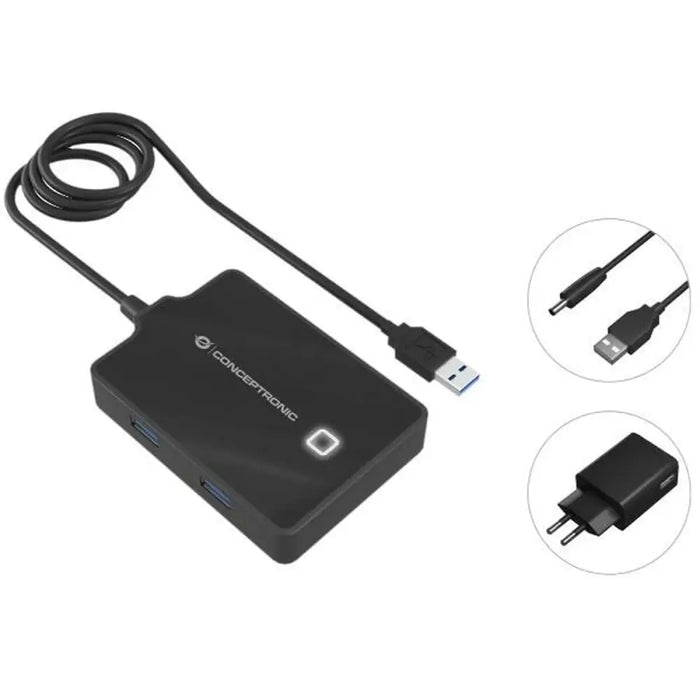 USB извод Conceptronic 110517207101 Черен