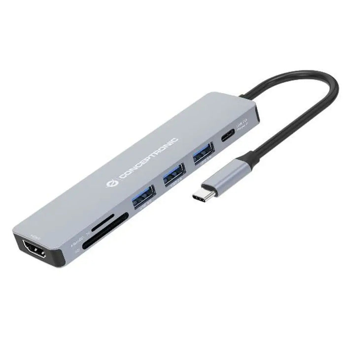 USB извод Conceptronic 110519207101 Сив 100 W