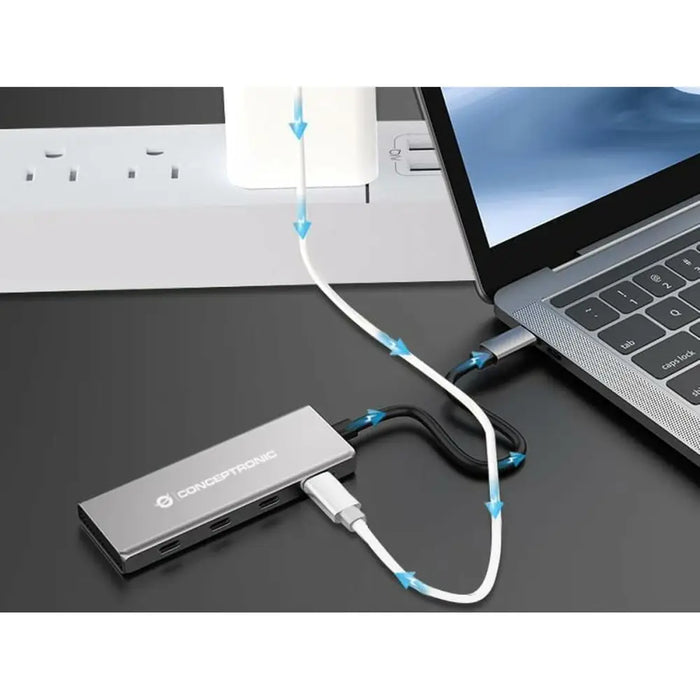 USB извод Conceptronic 110519607101 Сребрист