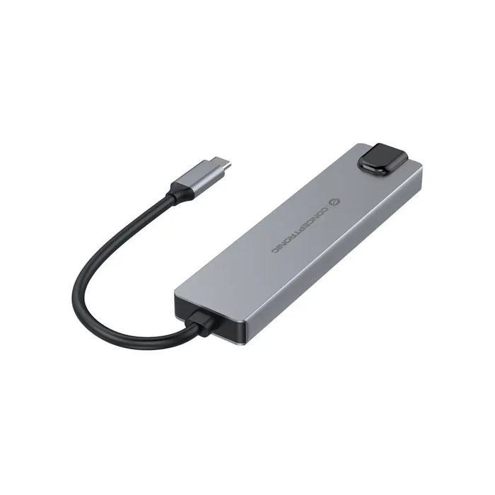 USB извод Conceptronic 6 en 1 USB 3.2 Gen 2 Сив