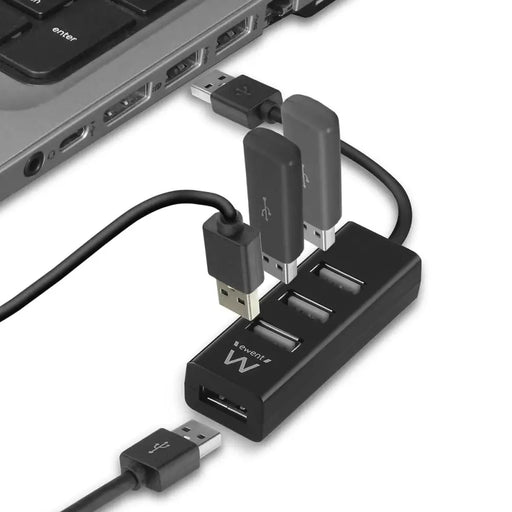 USB извод Ewent EW1123 Черен