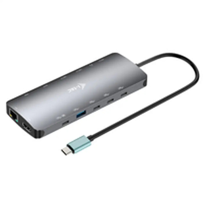 USB извод i-Tec C31NANOTRIPLED140 Сив