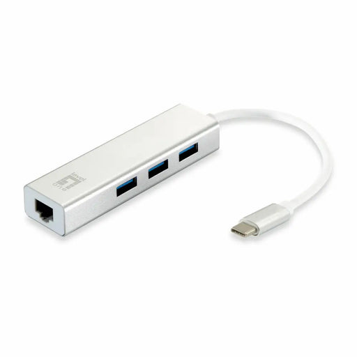 USB извод Level One USB-0504 Черен Сребрист