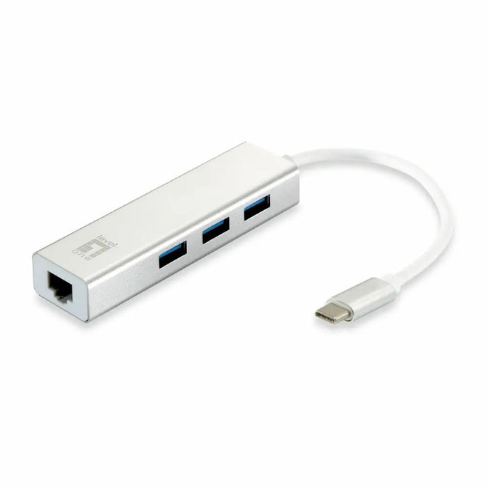 USB извод Level One USB-0504 Черен Сребрист
