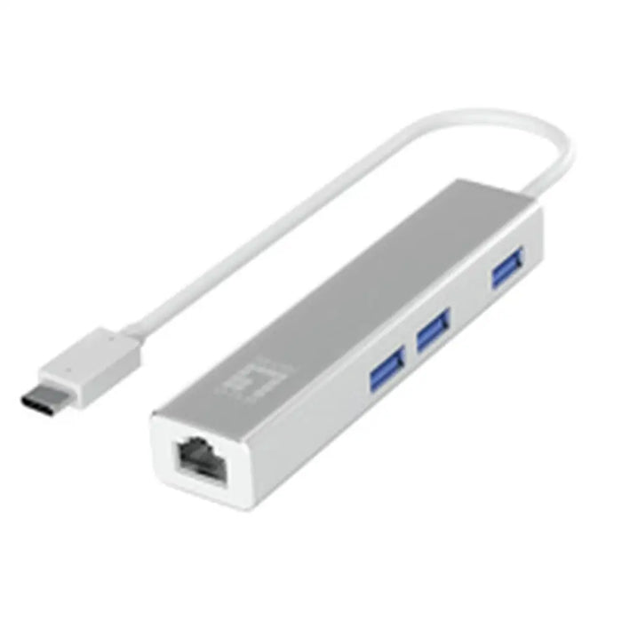 USB извод Level One USB-0504 Черен Сребрист