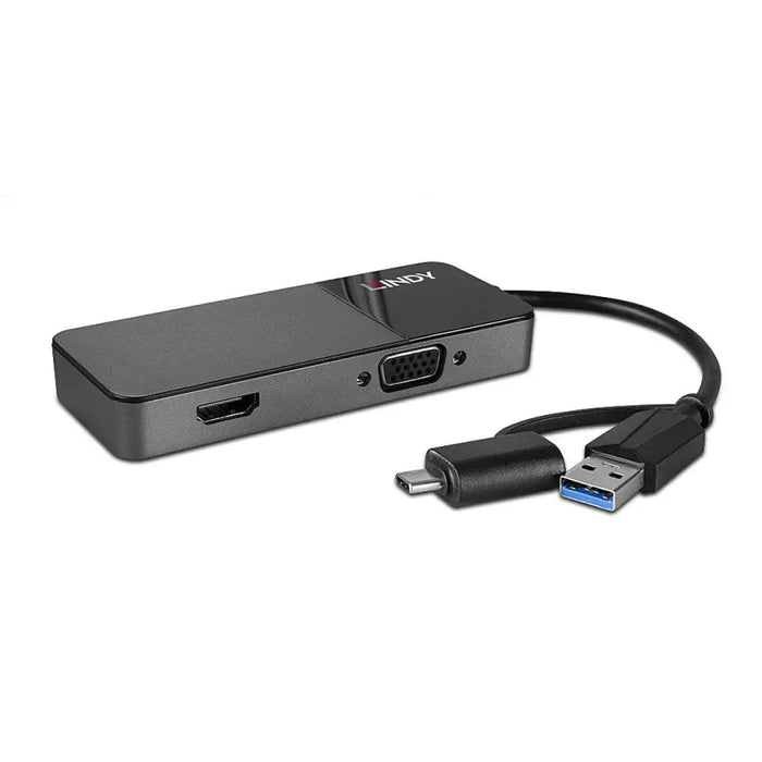 USB извод LINDY 43354 Черен