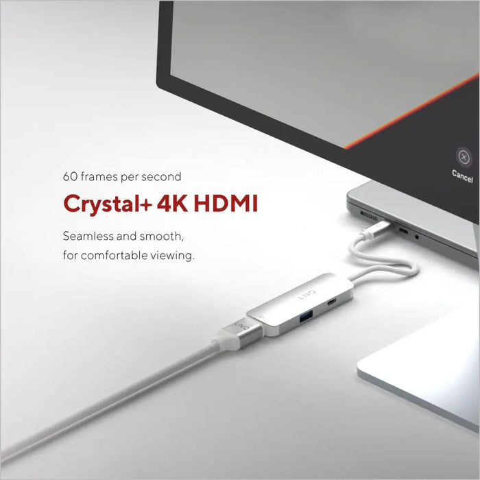 USB извод Linq Byelements LQ49031 Бял Сив