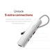 USB извод Linq Byelements LQ49051 Бял Сив