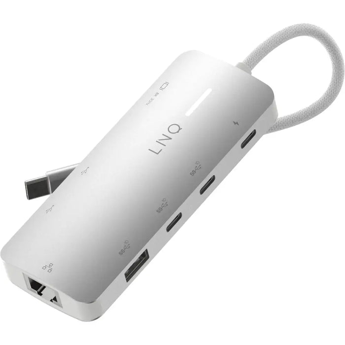USB извод Linq Byelements LQ49081PS Бял Сив