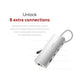USB извод Linq Byelements LQ49081PS Бял Сив