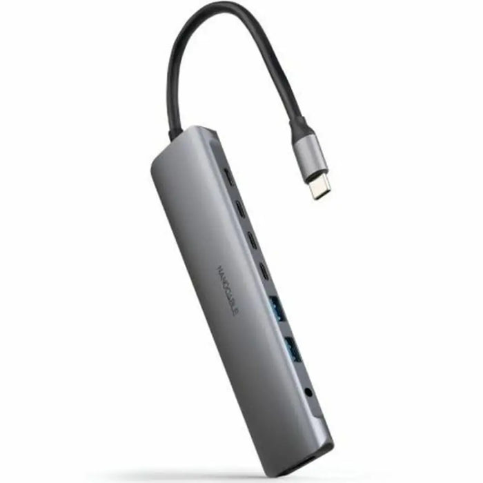 USB извод NANOCABLE 10.16.4608 Сив 100 W 50 W