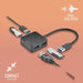 USB извод NGS IHUB3.0TINY Черен