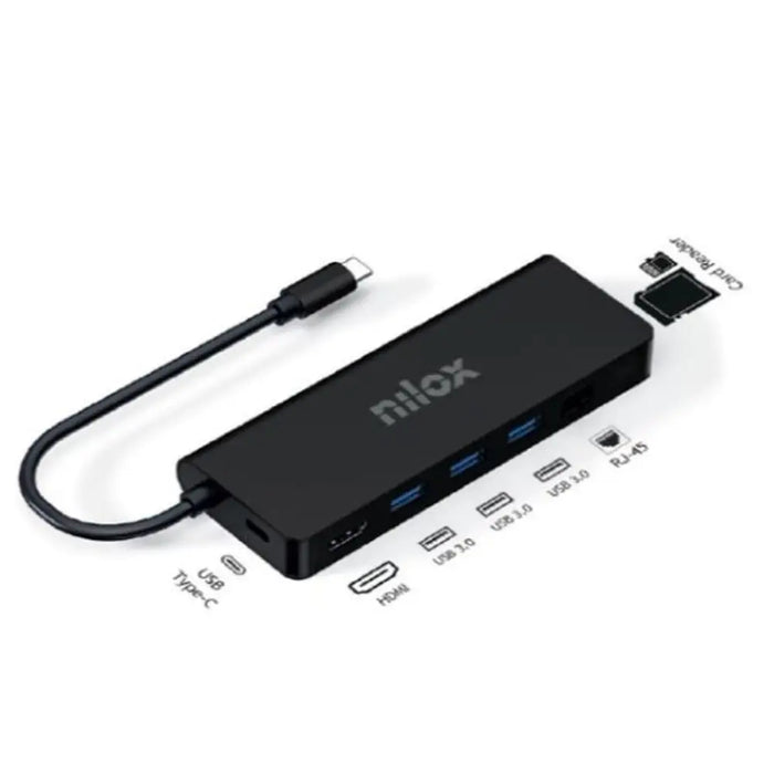 USB извод Nilox 4k Алуминий HDMI