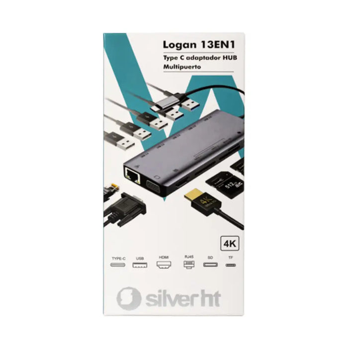 USB извод Silver HT LOGAN 13 EN 1