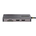 USB извод Startech 120B-USBC-MULTIPORT Сив 15 W