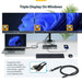 USB извод Startech DK30C2DPEPRUE Сив