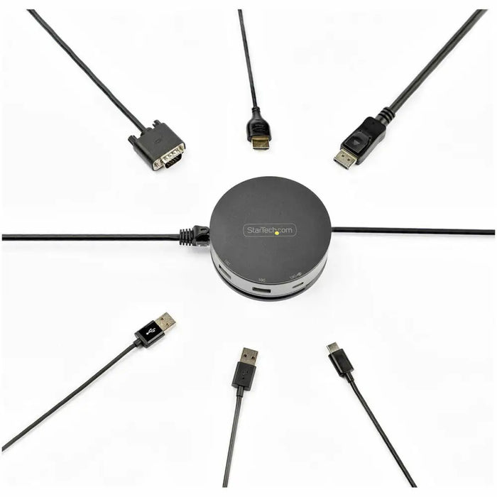 USB извод Startech DKT31CHDVCM Черен