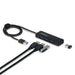 USB извод Startech H5A4A-USB-HUB-2 Черен