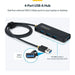 USB извод Startech H5A4A-USB-HUB-2 Черен