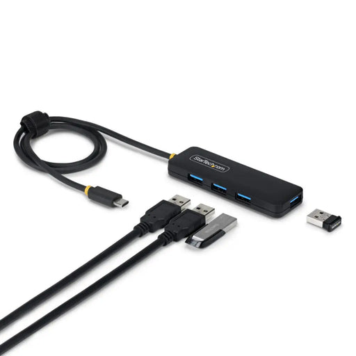 USB извод Startech H5C4A-USB-HUB-2 Черен