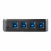 USB извод Startech HBS304A24A Черен 5 Gbit/s