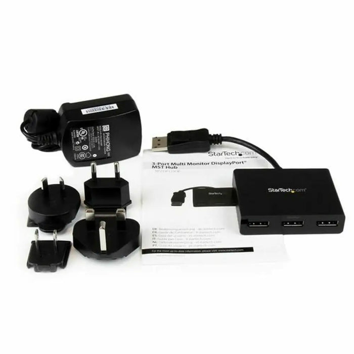 USB извод Startech MSTDP123DP Черен