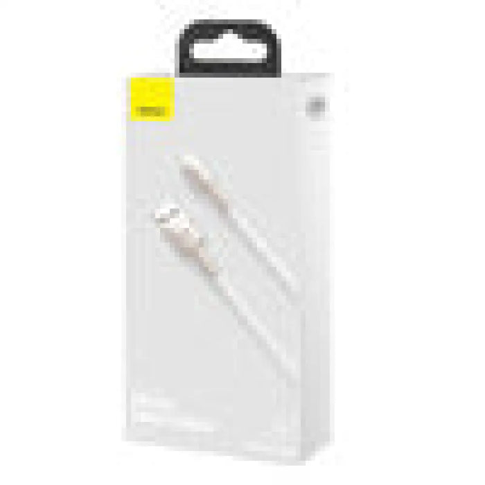 USB кабел за Lightning Baseus Cafule 2.4A 2m (бял)