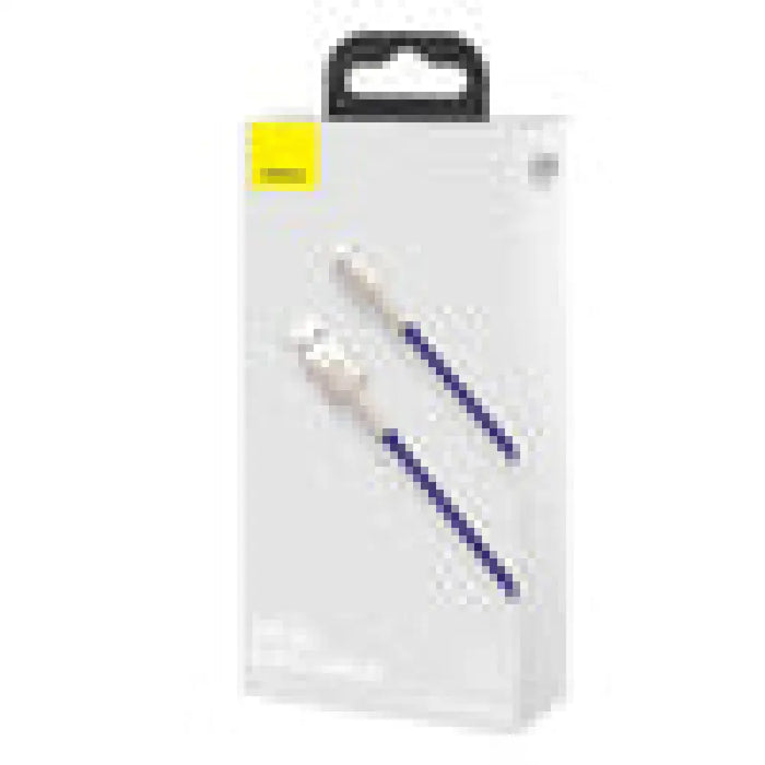 USB кабел за Lightning Baseus Cafule 2.4A 1m (лилав)