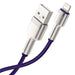 USB кабел за Lightning Baseus Cafule 2.4A 1m (лилав)