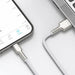 USB кабел за Lightning Baseus Cafule 2.4A 2m (бял)