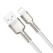 USB кабел за Lightning Baseus Cafule 2.4A 2m (бял)