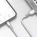 USB кабел за Lightning Baseus Cafule 2.4A 2m (бял)