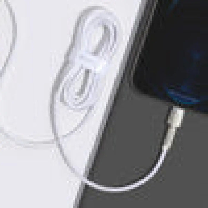 USB кабел за Lightning Baseus Cafule 2.4A 2m (бял)