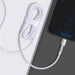 USB кабел за Lightning Baseus Cafule 2.4A 2m (бял)
