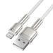 USB кабел за Lightning Baseus Cafule 2.4A 2m (бял)