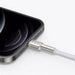 USB кабел за Lightning Baseus Cafule 2.4A 2m (бял)