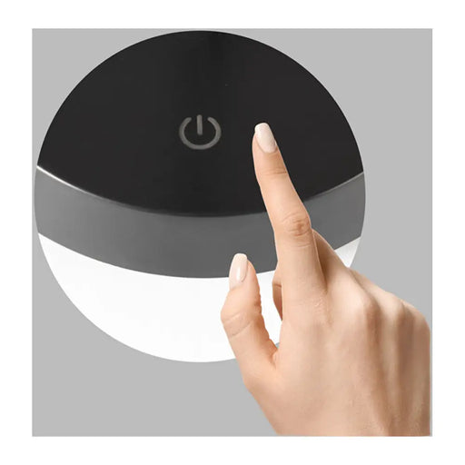 USB LED НАСТОЛНА ЛАМПА 1.5W 3000K 3.7V 2000MAH IP44 ЧЕРНА